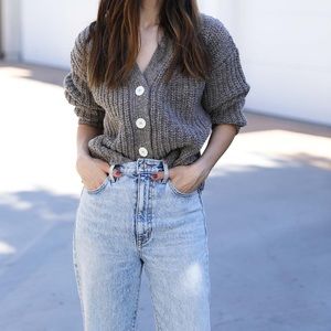 Babaa cardigan No. 19 Mini dark mist